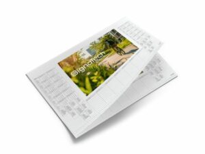 Impression de calendrier sous main personnalisés