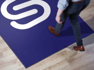 Vinyle de sol personnalisé anti dérapant