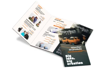 Impression de dépliants