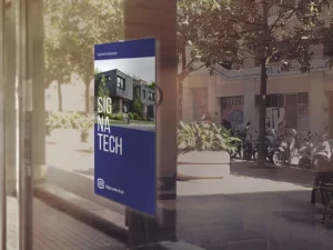 Impression d'affiche autocollante usage intérieur / extérieur