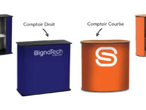 Comptoir d'accueil avec Bâche M1