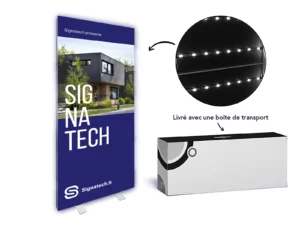 Totem Led recto ou recto/verso