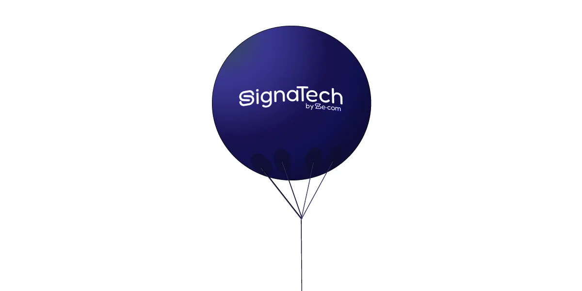 Ballon gonflé à l'hélium sur mesure