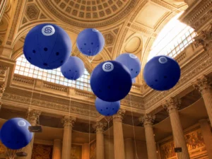 Ballon gonflé à l'hélium sur mesure